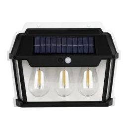 Lampa solara LED de perete cu 3 becuri Senzor de miscare Andowl Q D1640