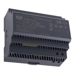 Sursă de alimentare în comutație 24V / 6.25A / 150W pe șină DIN, reglabilă, MEAN WELL HDR-150-24
