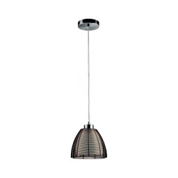 Lustră pe cablu Searchlight 20033 1xE27/60W/230V d. 19 cm maro