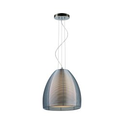 Lustră pe cablu Searchlight 20028 1xE27/60W/230V d. 30 cm crom