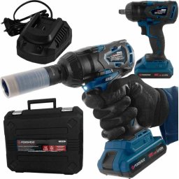 Cheie de impact fără acumulator 1/2" (18V, 3.0AH, LI-ION, 0-2200 rpm, 420 Nm)