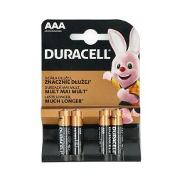 4 buc. baterie alcalină Duracell Basic LR03/AAA 1,5V 2400 mAh
