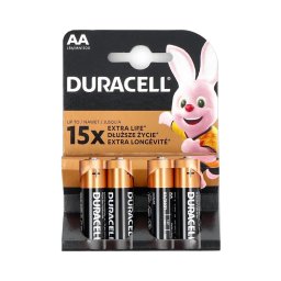 4 buc. baterie alcalină Duracell Basic LR06/AA 1,5V 2650 mAh