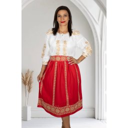 Fusta stilizata cu motive traditionale Ioana 8