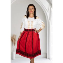Fusta stilizata cu motive traditionale Ioana 9