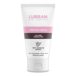Lubran Lubrifiant Anal 50 ml Crema Premium pe Baza de Ulei cu Extract Jojoba Confort Maxim