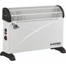 Convector electric Albatros CT-20TURBO, 2000W, 3 trepte, Alb