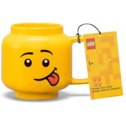 Cana ceramica LEGO Baiat (Baietelul Glumet) - Cap mare.