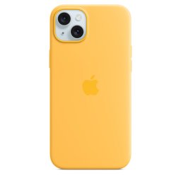 Husa telefon APPLE iPhone 15 Plus Silicone Case cu MagSafe - Sunshine, MWNF3ZM/A