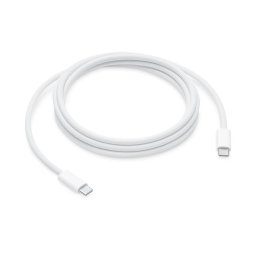 Cablu de date Apple MYQT3ZM/A, USB-C male - USB-C male, Alb