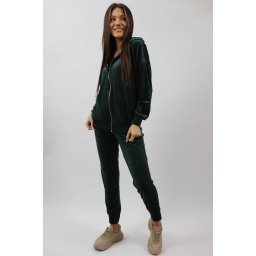 COMPLEU SPORT CU GLUGA DIN CATIFEA INCHIDERE FERMOAR SPLENDIDO TALIE UNICA Verde Smarald