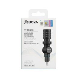 Microfon BOYA BY-M100D microphone Black Smartphone microphone