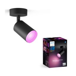 Philips Hue FUGATO LED RGBW spot 1xGU10/4,2W/230V negru dimabil