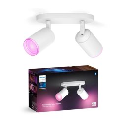 Spot LED RGBW dimabil Philips Hue FUGATO 2xLED/5,5W/230V alb