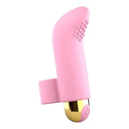 Love to Love Touch Me - vibrator cu deget reîncărcabil (roz)