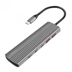 HUB 3.2 Gen2 type C la 2 x USB-A + 8 x USB-C PD 100W, Logilink UA0415