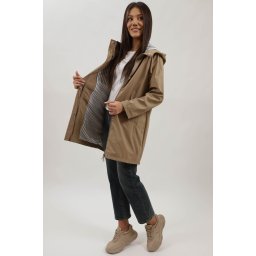 TRENCI MIDI IMPERMEABIL BELLISA Bej M-L