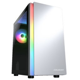 Carcasa Purity RGB, Mini Tower, Fara sursa, Micro ATX (uATX), Mini ITX, Alb