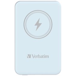 Baterie externa Magnetic Wireless Charge'N'Go 5000mAh, albastru