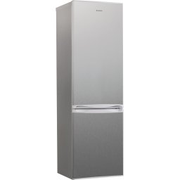 Combina frigorifica Candy CCG1S 518EX, 252 l, Super Freezing, Rafturi din sticla, Usi reversibile, Clasa E, H 180 cm, Aspect Inox
