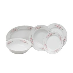CONSTANCE decor FLORAL Serviciu masa portelan Bohemia 6 persoane ( 20 piese )