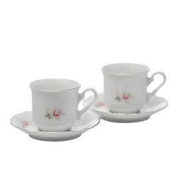 CONSTANCE decor FLORAL Serviciu cafea portelan Bohemia 6 persoane 95 ml