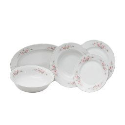 CONSTANCE decor FLORAL - Serviciu de masa portelan (6 persoane - 20 de piese)