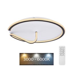 Plafonieră LED dimabilă Globo 48439-50 RODAN LED/50W/230V 3000-6000K + telecomandă