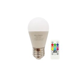 Bec LED RGBW dimabil Globo 106753 ILLU E27/6W/230V 3000K + telecomandă