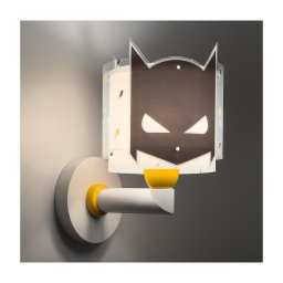 Dalber 61809 - Aplica de perete pentru copii DARK HERO, 1xE27/15W/230V