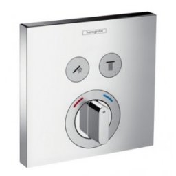 Baterie incastrata Hansgrohe gama ShowerSelect, 2 functii, crom