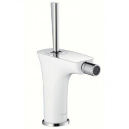Baterie bideu Hansgrohe gama PuraVida, alb-crom
