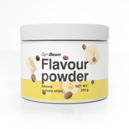 GymBeam Flavour 250 g banane cu fulgi de ciocolată