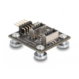 Adaptor pin header USB 2.0 la 2 x USB Type E Key A magnetic T-M, Delock 67176