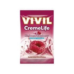 Bomboane creme life cu zmeura, fara zahar 90gr VIVIL