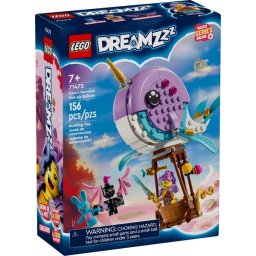 LEGO® DREAMZzz™ 71472 - Balonul cu aer cald in forma de narval al lui Izzie