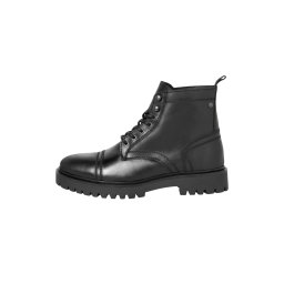JACK & JONES Ghete Jfwenzo Leather Boot Sn 12262901 19-4007 TCX anthracite