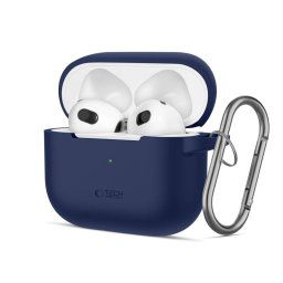 TECH-PROTECT Silicone Hook compatibila cu Apple AirPods 3 Navy Blue