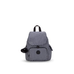 KIPLING Rucsac 'CITY' albastru marin / negru / alb