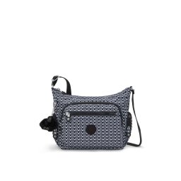 KIPLING Geantă de umăr 'Gabbie' negru / alb