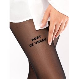 Ciorapi dama cu mesaj \ PORT CE VREAU\ Sosetaria x L'Oreal