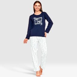 Pijama Dama Brand Serena Model 'Next Time' Confortabilă și Elegantă
