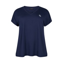 Active by Zizzi Tricou albastru închis / alb