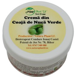 Crema din Coaja de Nuca Verde 50ml Natura Plant