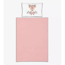 Set pilota cu perna patut KLUPS NatureLove Rose N001-C4