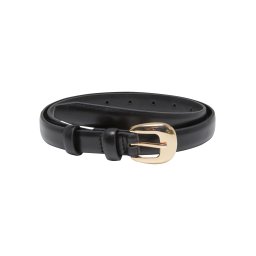 Chunky Buckle belt black/gold color