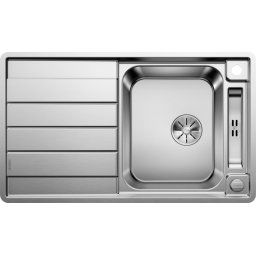 Chiuveta Blanco AXA III 45 S-IF, otel satinat, 86 cm, tocator inclus, 522102