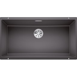 Chiuveta cu montare sub blat BLANCO SUBLINE 800-U, silgranit, 83 cm, gri piatra, 523142