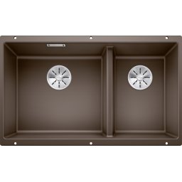 Chiuveta cu montare sub blat BLANCO SUBLINE 430/270-U, silgranit, 76 cm, cafea, 523160