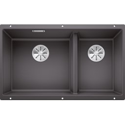 Chiuveta cu montare sub blat BLANCO SUBLINE 430/270-U, silgranit, 76 cm, gri piatra, 523152
